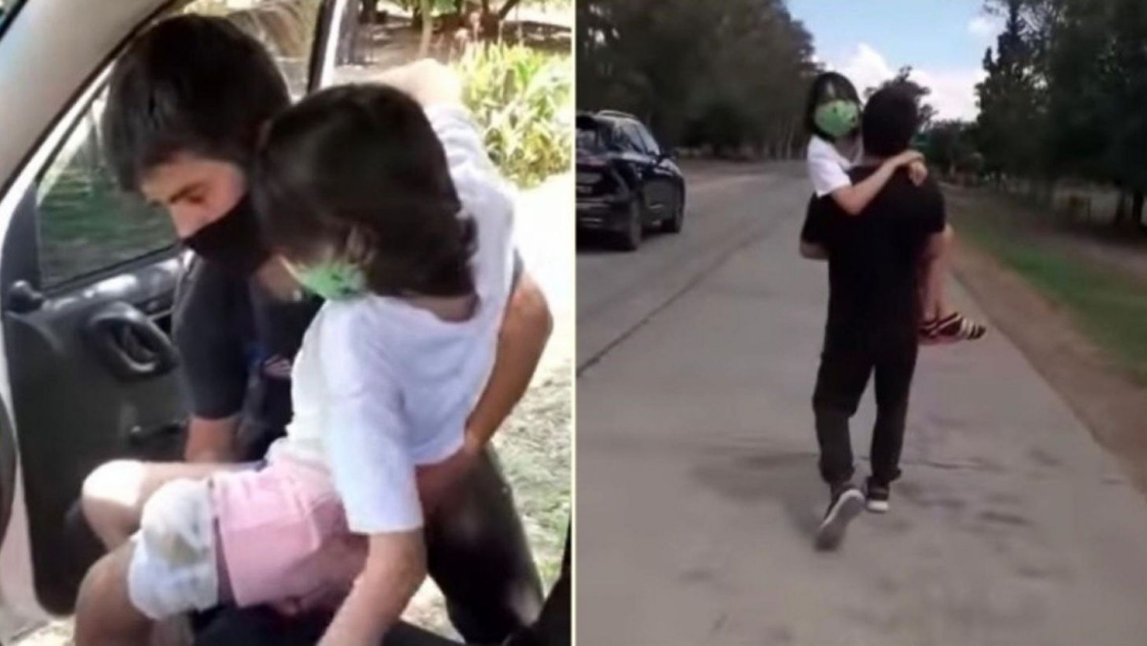 Santiago del Estero: no lo dejaron entrar a la provincia y caminó 5 kilómetros con su hija en brazos