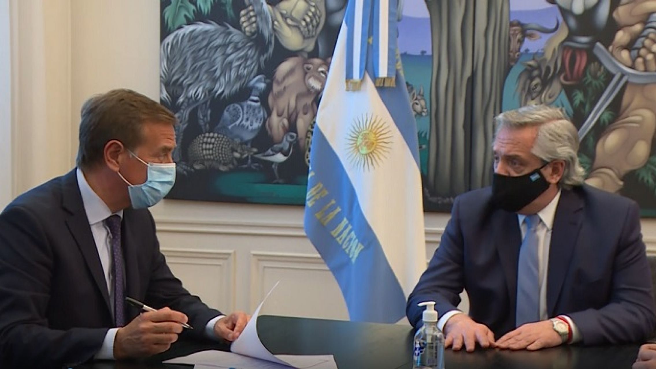 Alberto Fernández no invitó al gobernador Rodolfo Suárez a su viaje a Chile