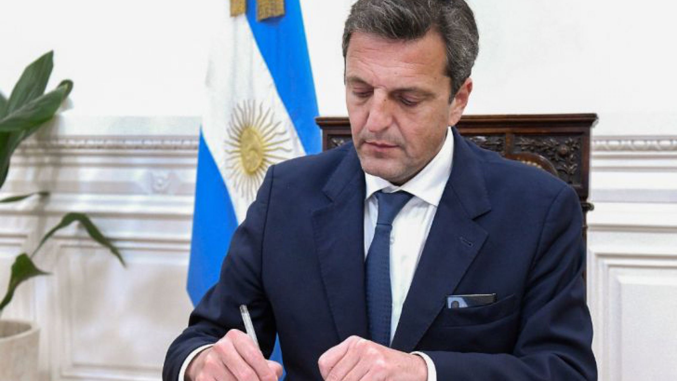 Massa se mostró satisfecho con la media sanción a cambios en el Impuesto a las Ganancias