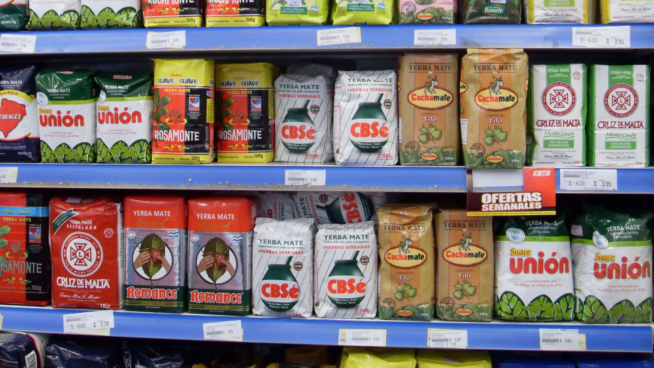 El 40% del precio de una yerba corresponde a impuestos