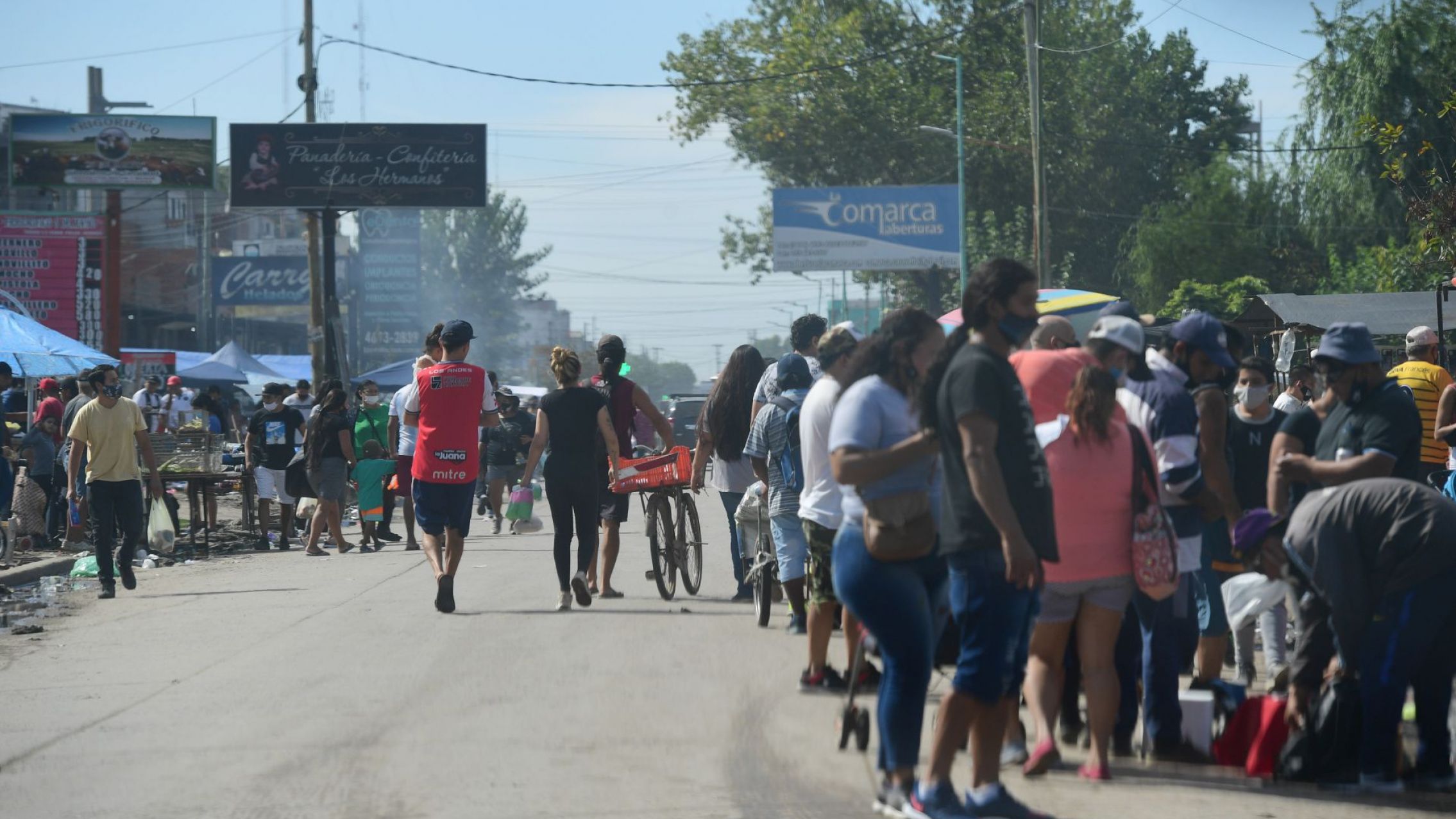 Las ferias del Conurbano seguirán habilitadas