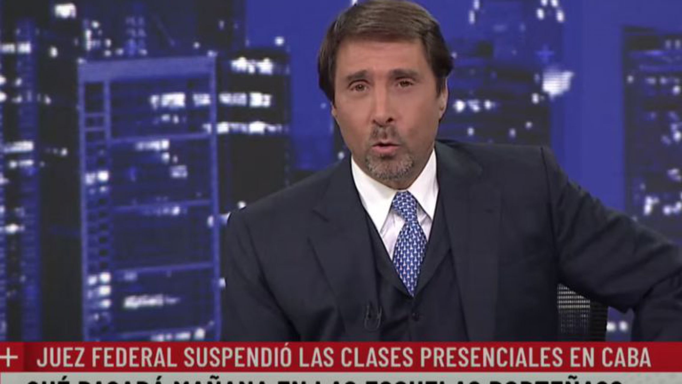 La furia de Eduardo Feinmann con el Gobierno por la falta de un plan serio para combatir la pandemia