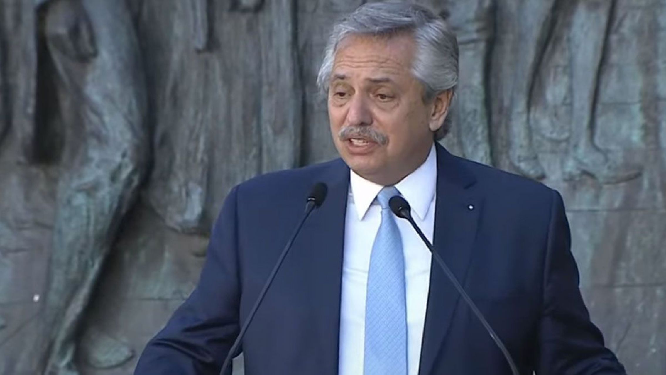 El gravísimo error en el discurso de Alberto Fernández por el 9 de Julio