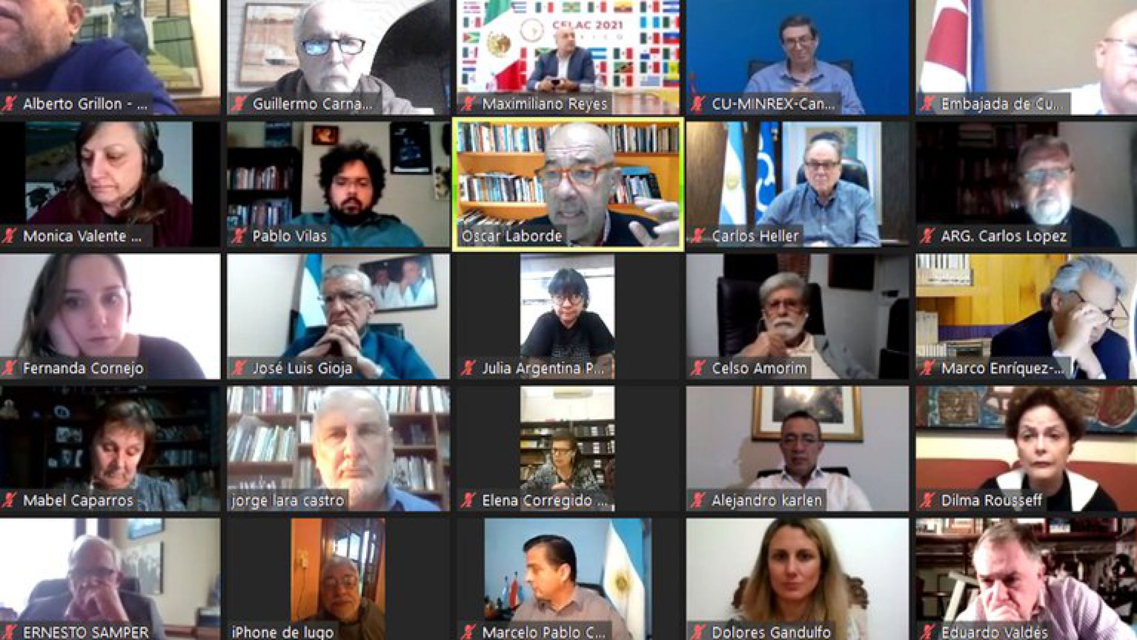 Diputados latinoamericanos realizaron un acto para respaldar la dictadura cubana