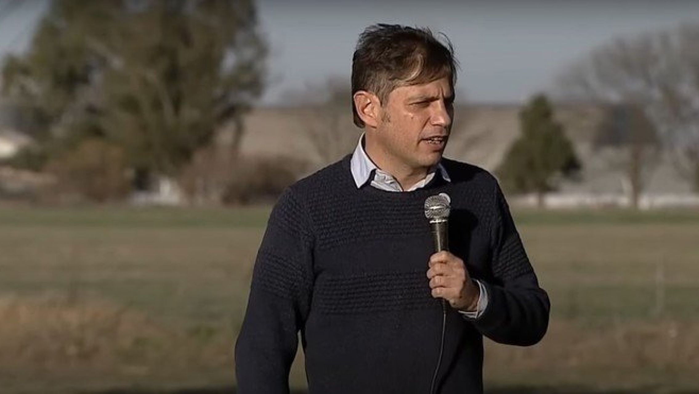 Kicillof: "No venimos con motosierra o dinamita, sino con obras, hospitales, escuelas y rutas"