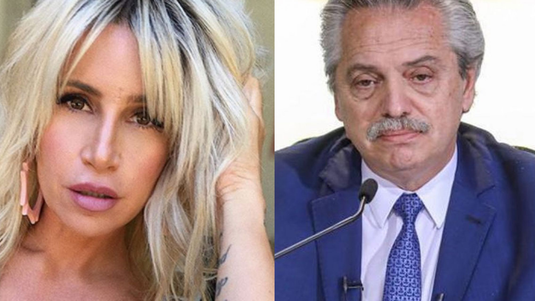 Se filtraron los mensajes entre Alberto Fernández y Florencia Peña antes de su visita a la Quinta de Olivos