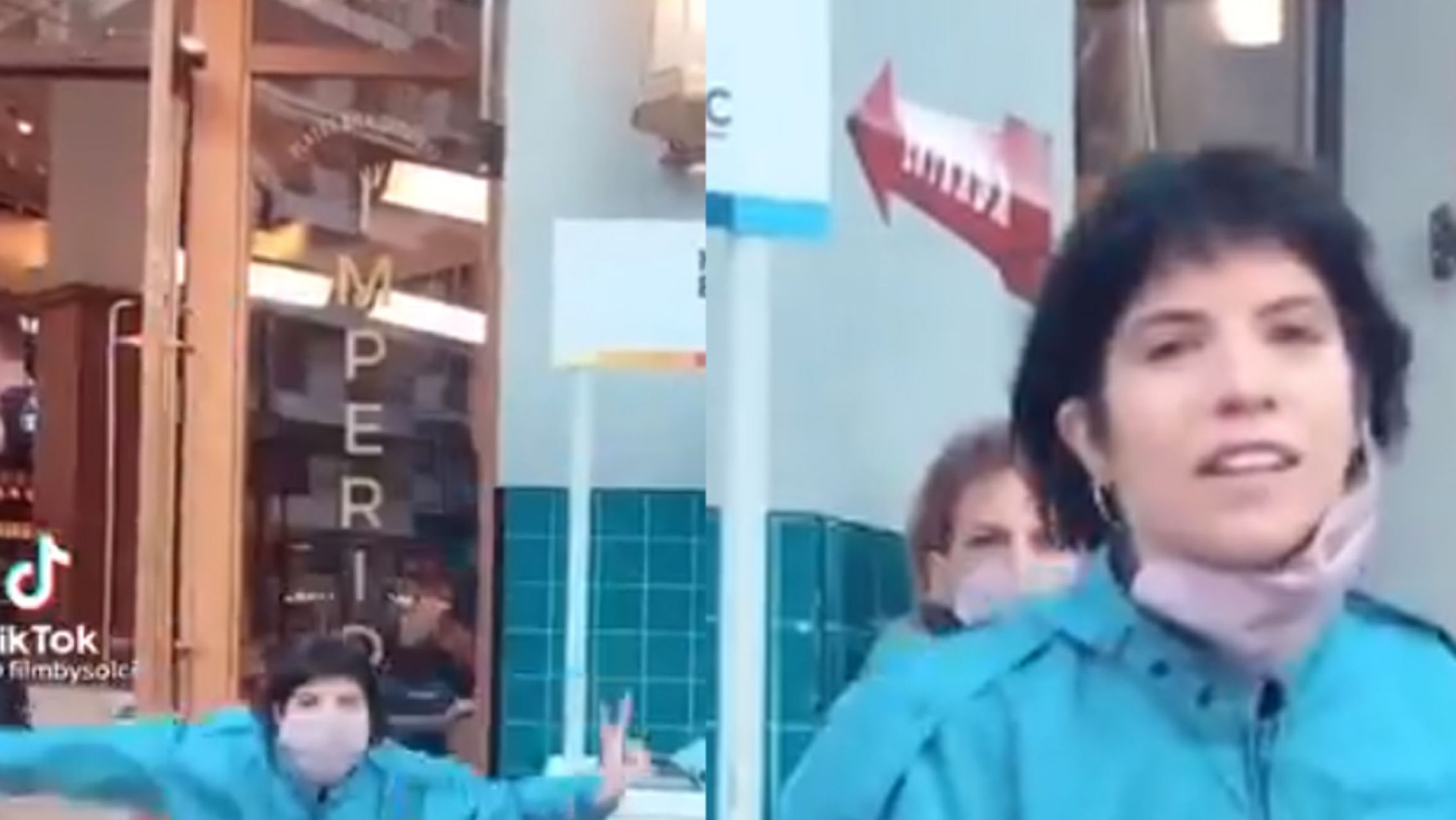 El papelón de una kirchnerista en la vía pública generó repudio y burlas en las redes sociales