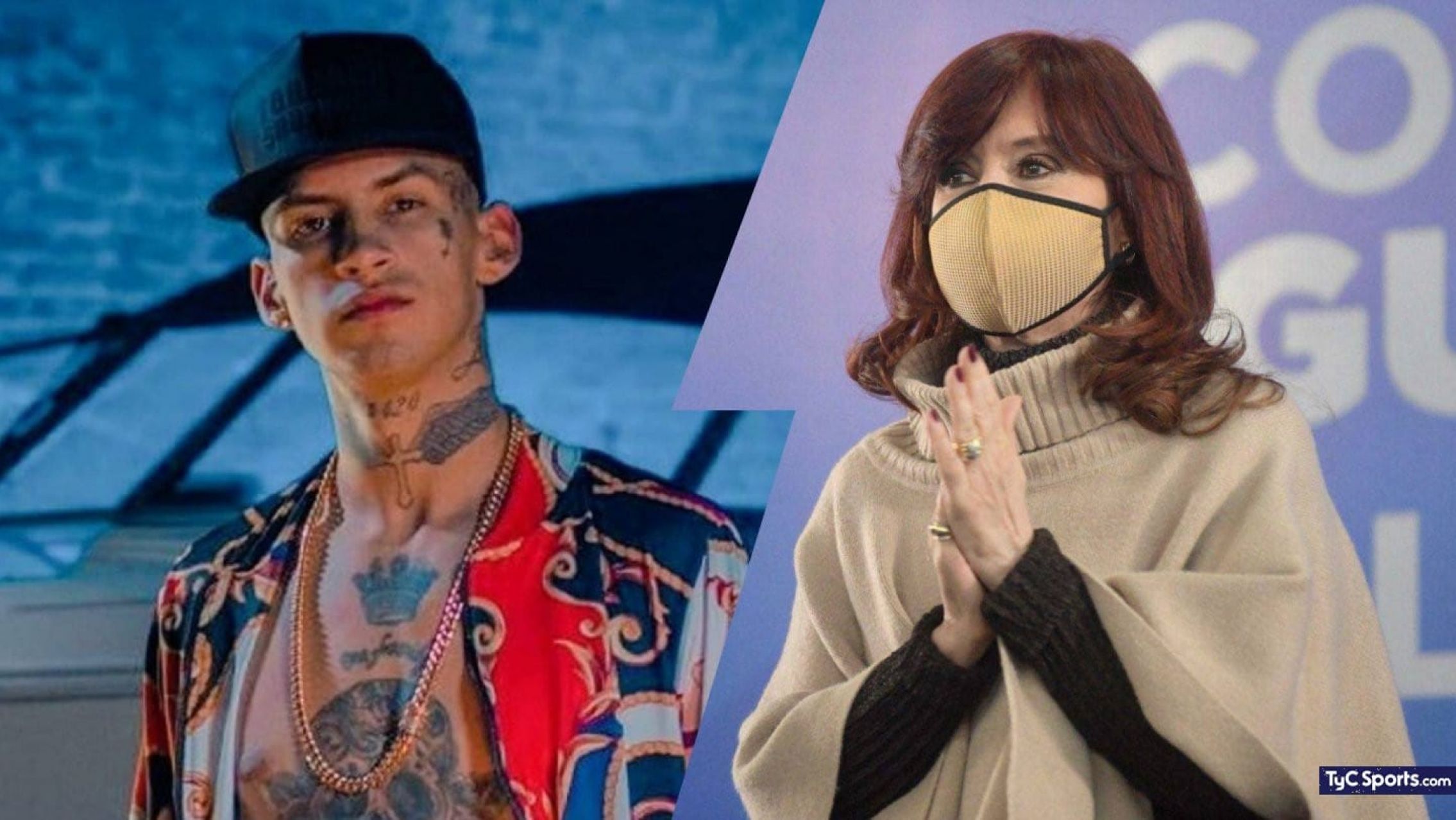 L-Gante le respondió a Cristina Kirchner en una de sus nuevas canciones: esto fue lo que dijo