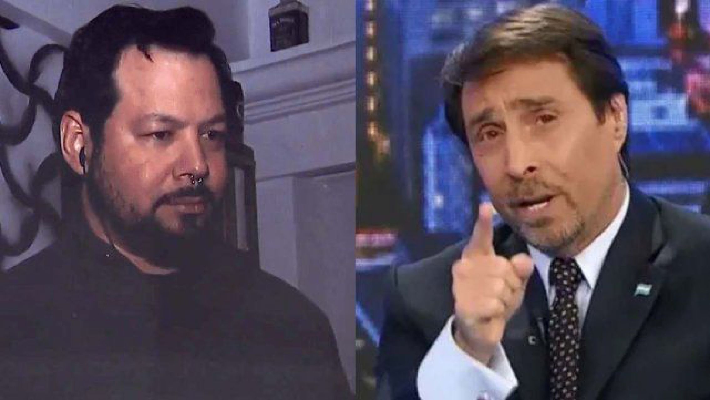 Eduardo Feinmann discutió con el militante del mortero: "Usted es un delincuente"