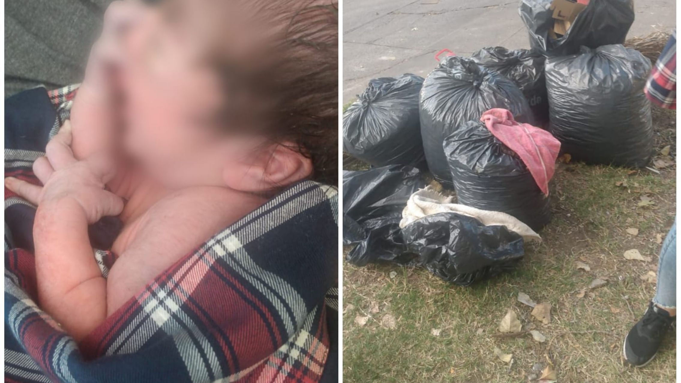 Hallaron un bebé vivo tirado en la basura
