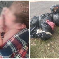 Hallaron un bebé vivo tirado en la basura