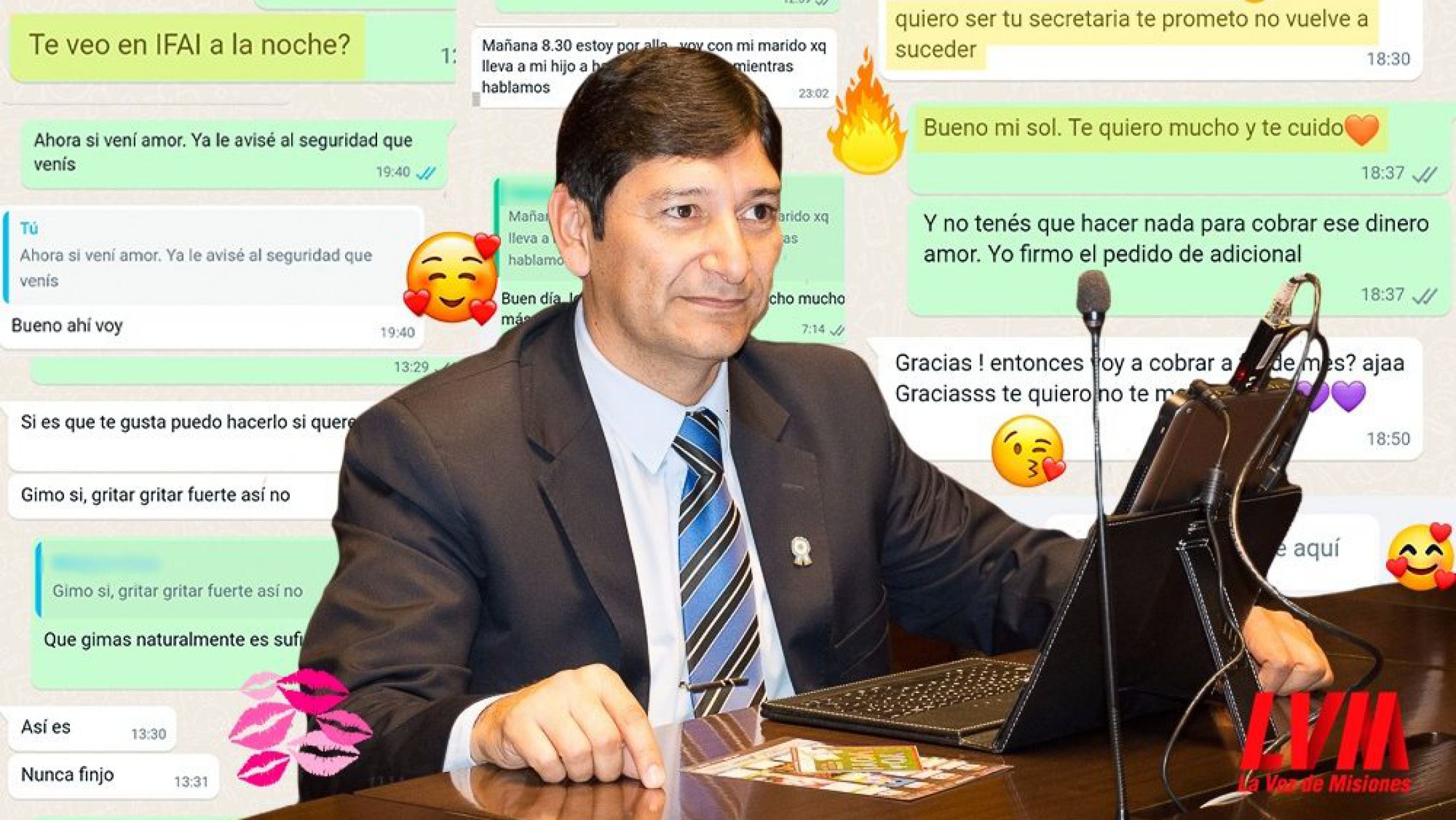 Un funcionario tenía a casi 40 amantes contratadas con sueldos y subsidios