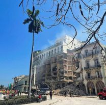 Reportan una fuerte explosión en un hotel del centro de La Habana Vieja