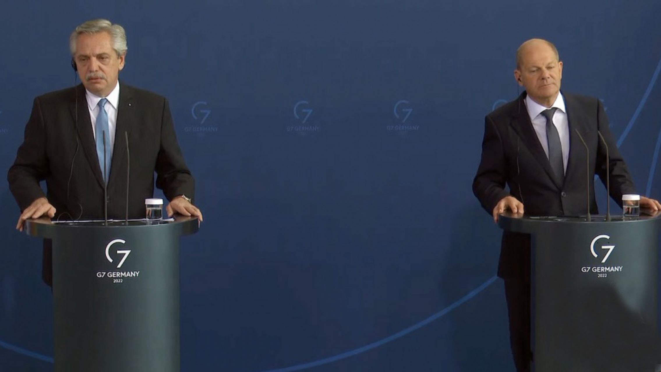 El Presidente definió como "inmoral" la guerra entre Rusia y Ucrania