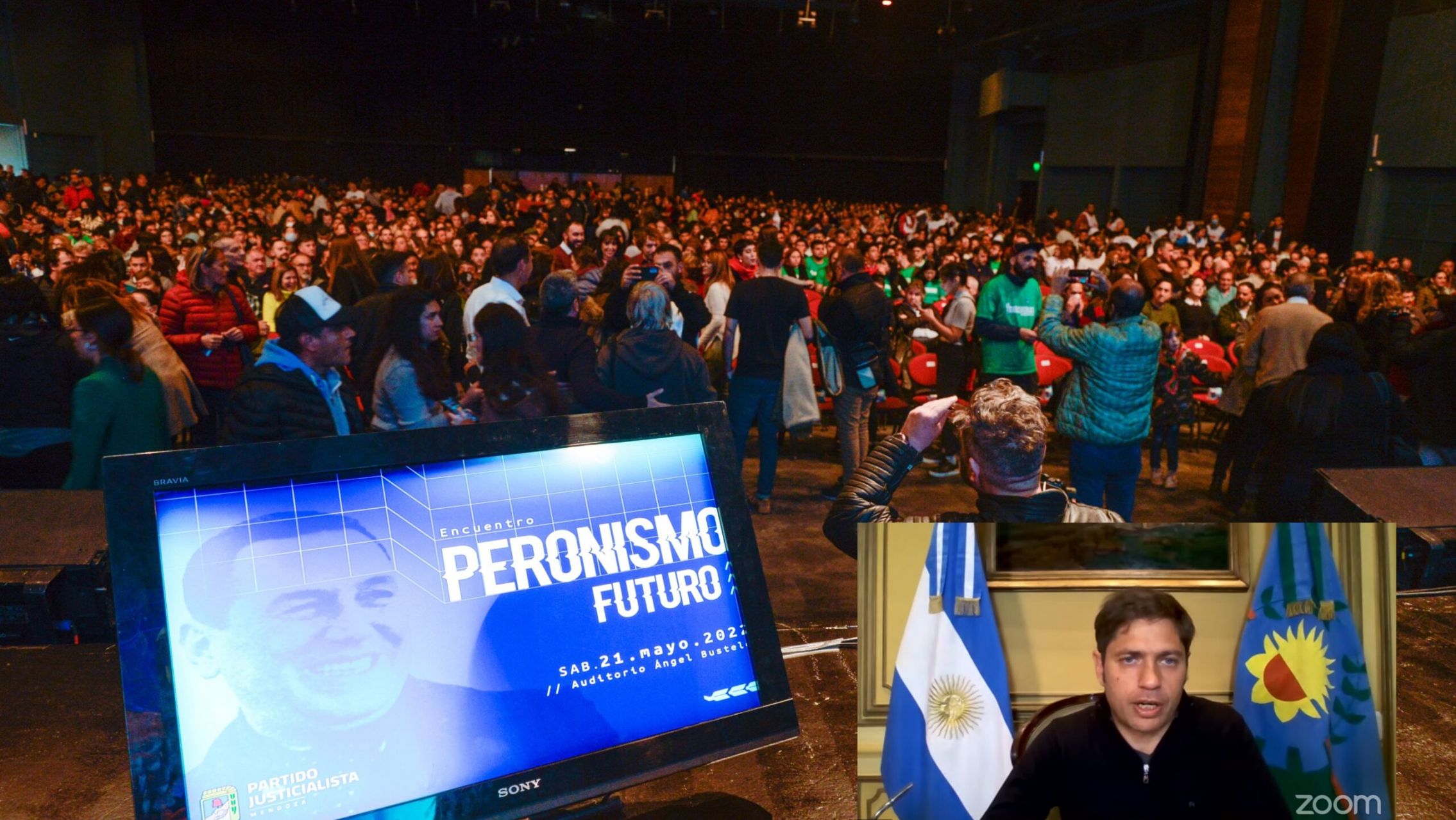 Mensaje de unidad y apertura del FdT en el plenario organizado por el PJ de Mendoza