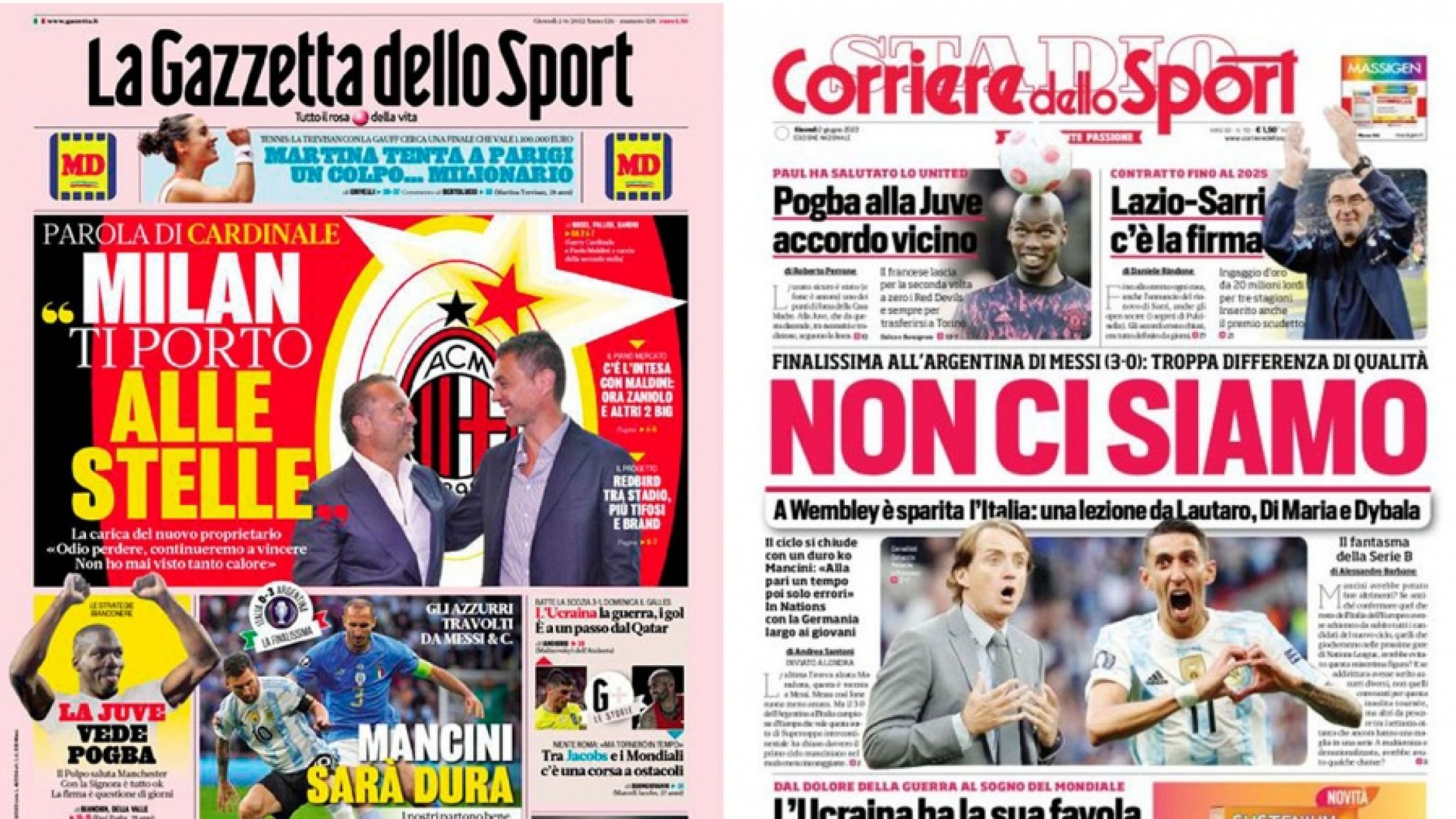 En Italia critican a la "Azzurra" y dicen que Argentina "fue demasiado equipo"