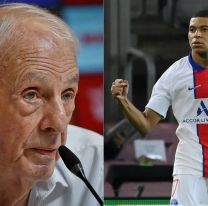 Menotti respondió a Mbappé: "Que venga a jugar a Chacarita"