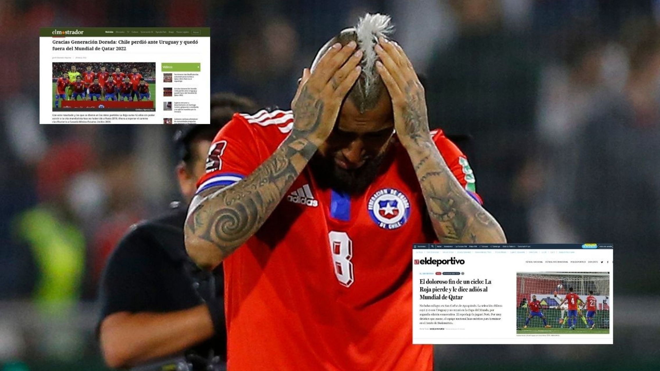 La decepción de los medios de Chile por quedarse otra vez afuera del Mundial