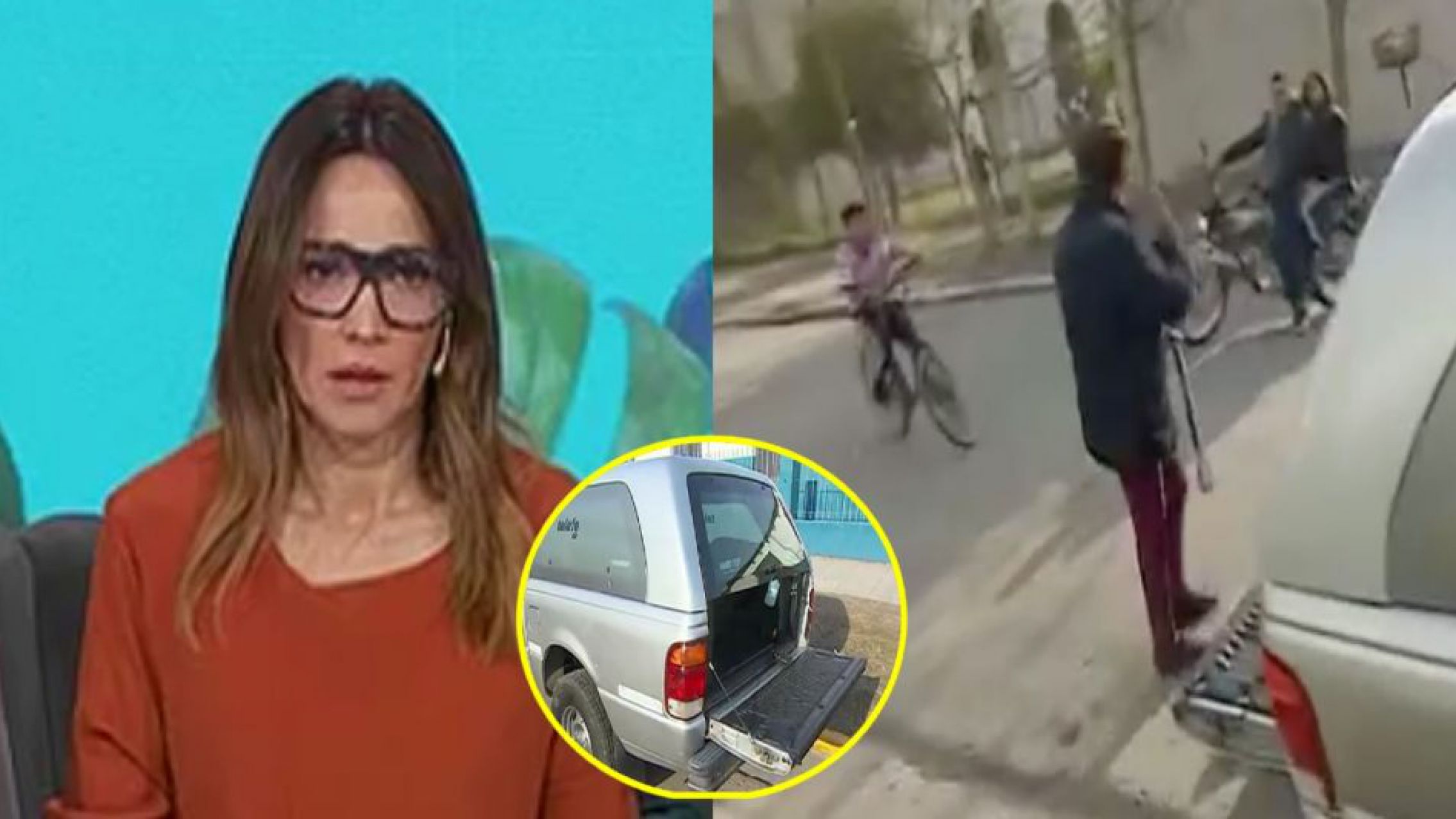 Robaron en vivo al móvil de Cortá por Lozano y Vero estalló de furia