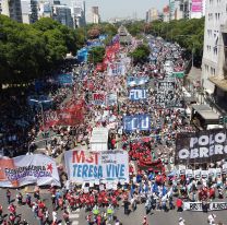 Caos en el centro porteño por marchas de la izquierda: corte total en la 9 de Julio