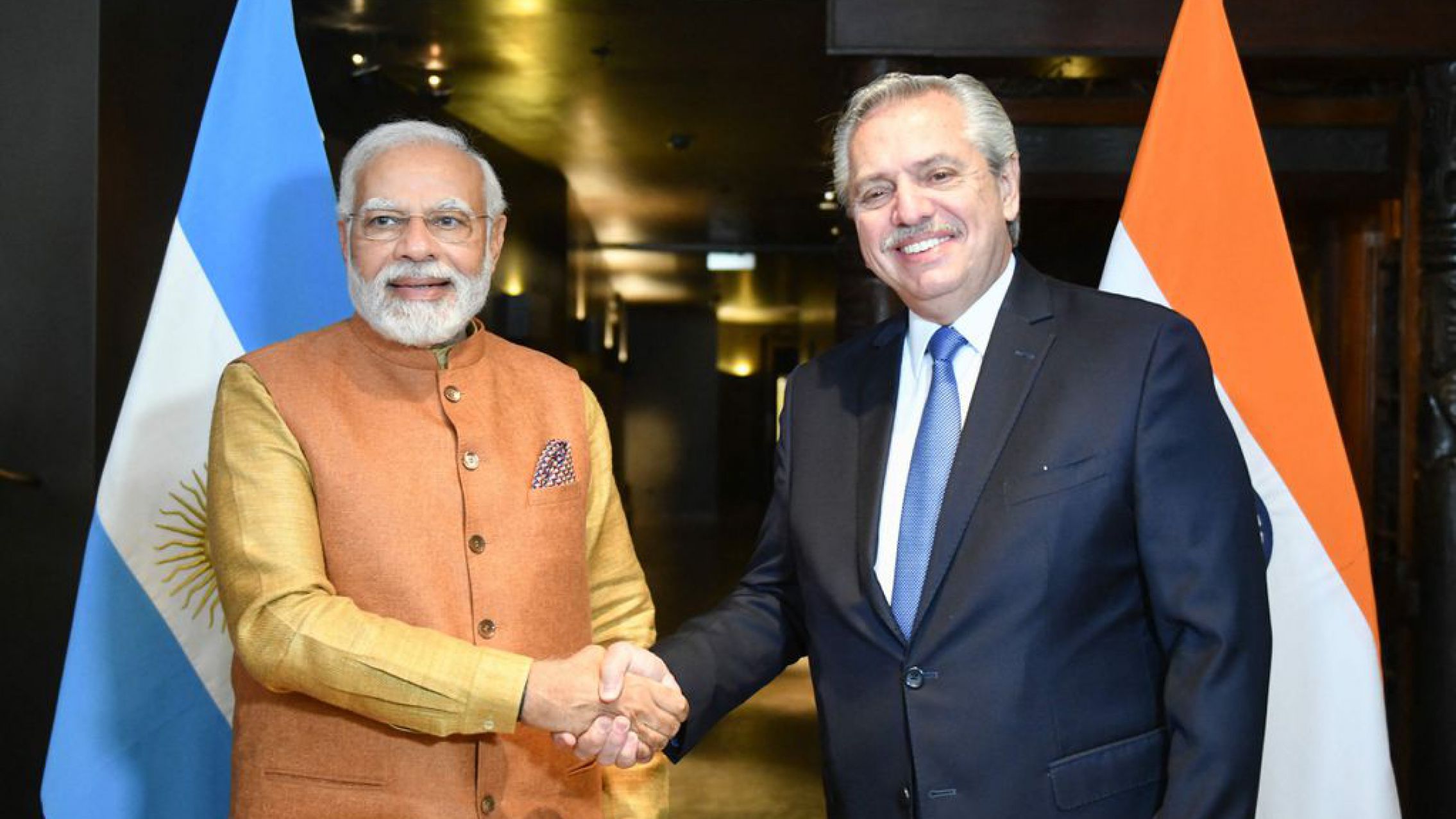 El Presidente inauguró la agenda en Alemania y se reunió con el primer ministro de India