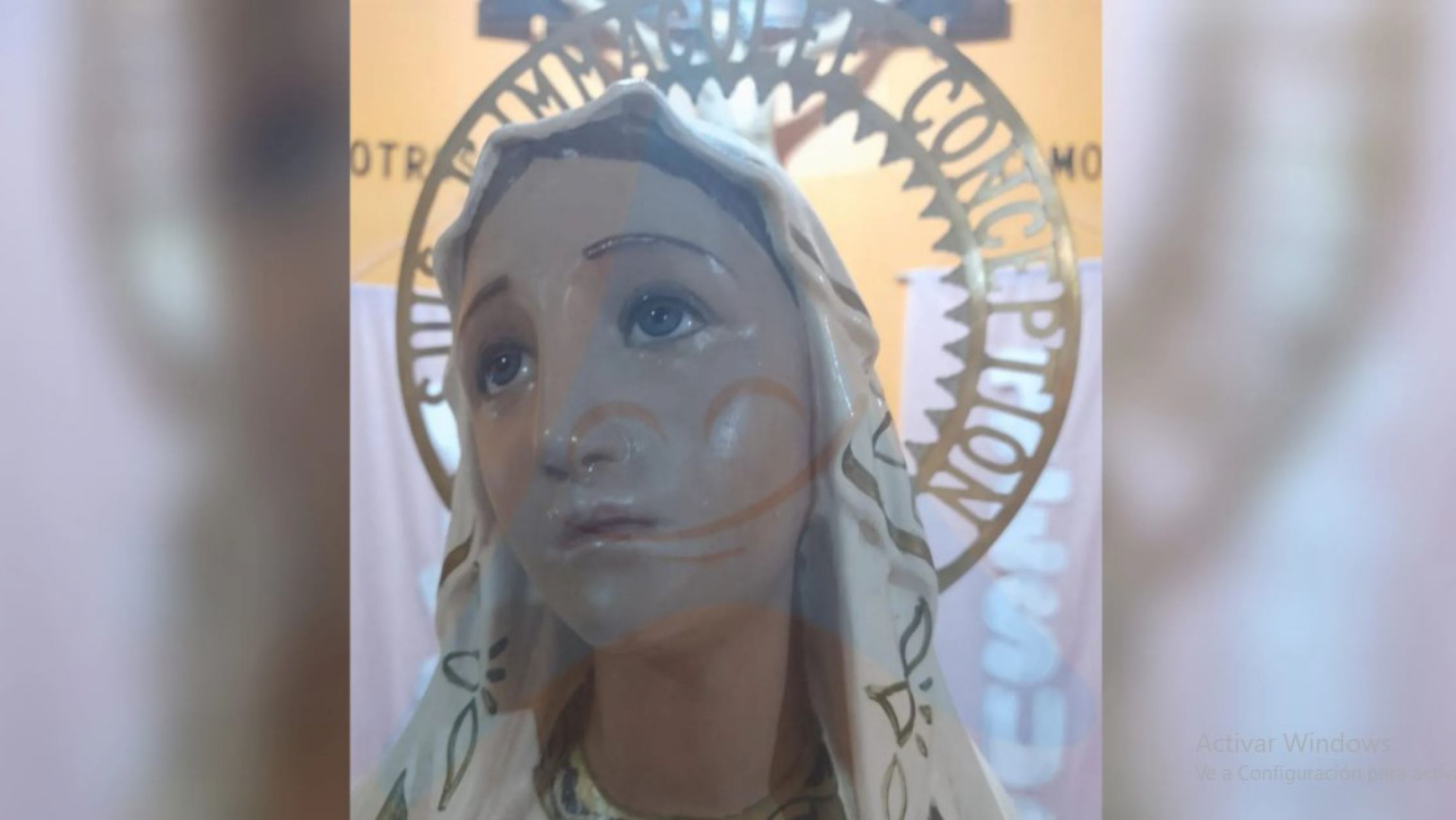 Video: conmoción en un pequeño pueblo por las lágrimas de la Virgen de la Inmaculada Concepción