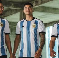 Así es la nueva camiseta con la que Argentina buscará el título en Qatar 2022