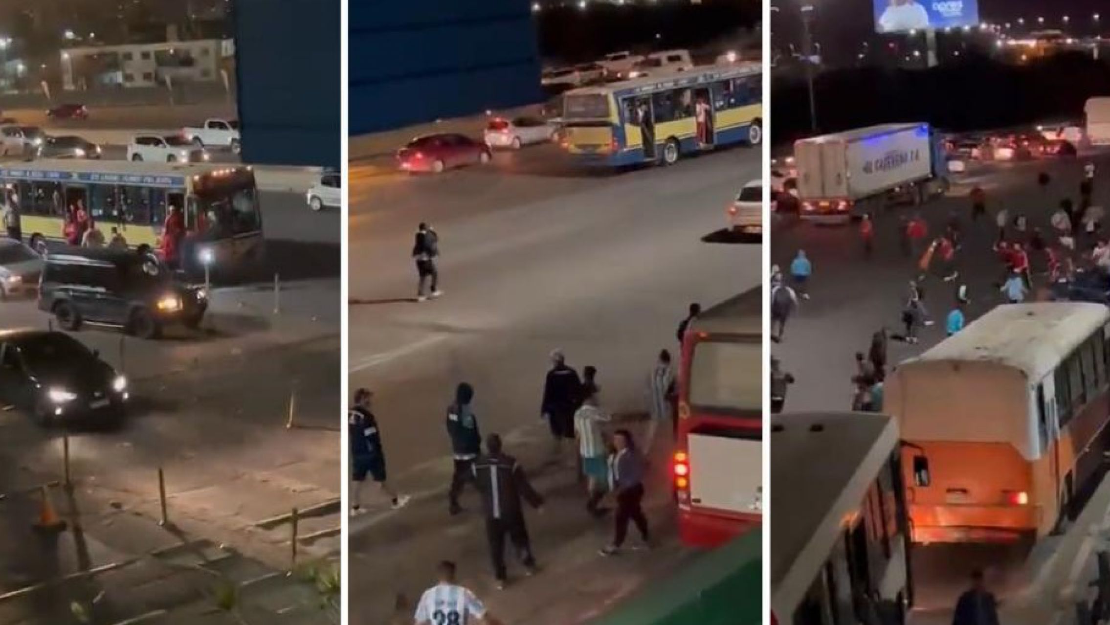 Imágenes sensibles: difunden videos del enfrentamiento entre las barras de River y Racing