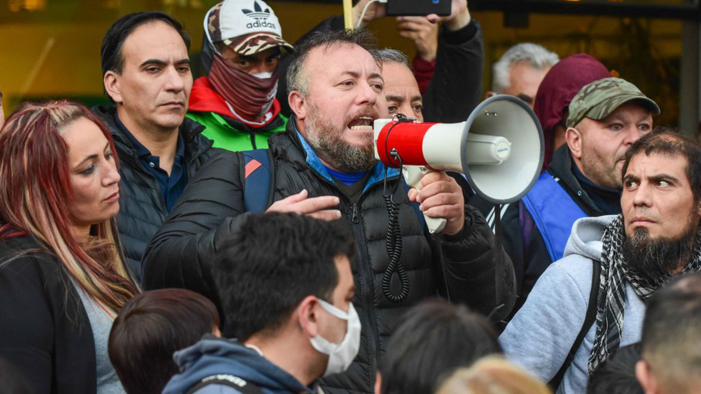 Detuvieron a un referente del sindicalismo en Mendoza por cortar el tránsito
