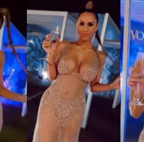 El escandaloso vestido de Barby Silenzi en el cumple de 15 de la hija del Polaco