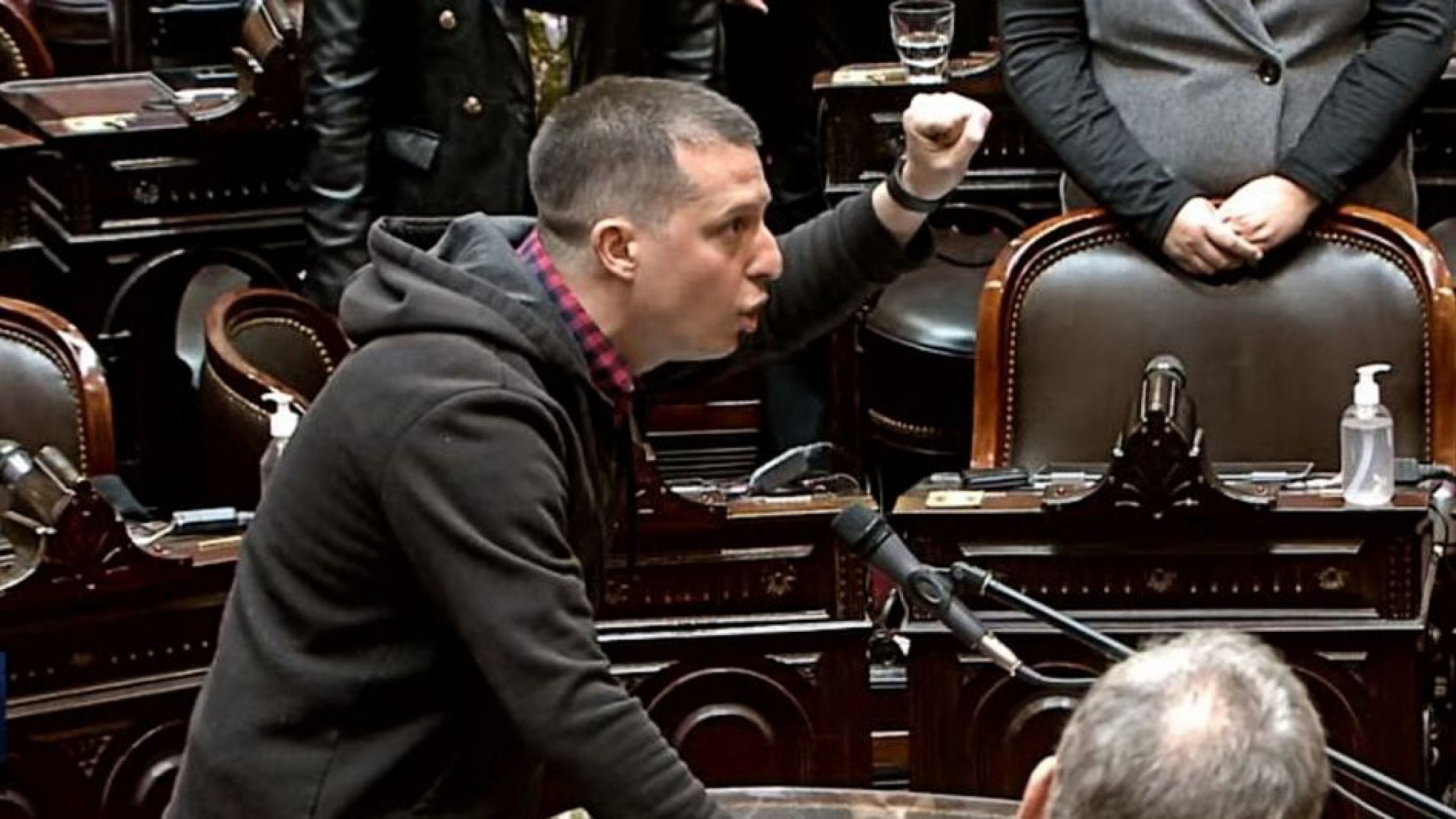 "Juro por el Salario Universal", la polémica presentación del diputado piquetero