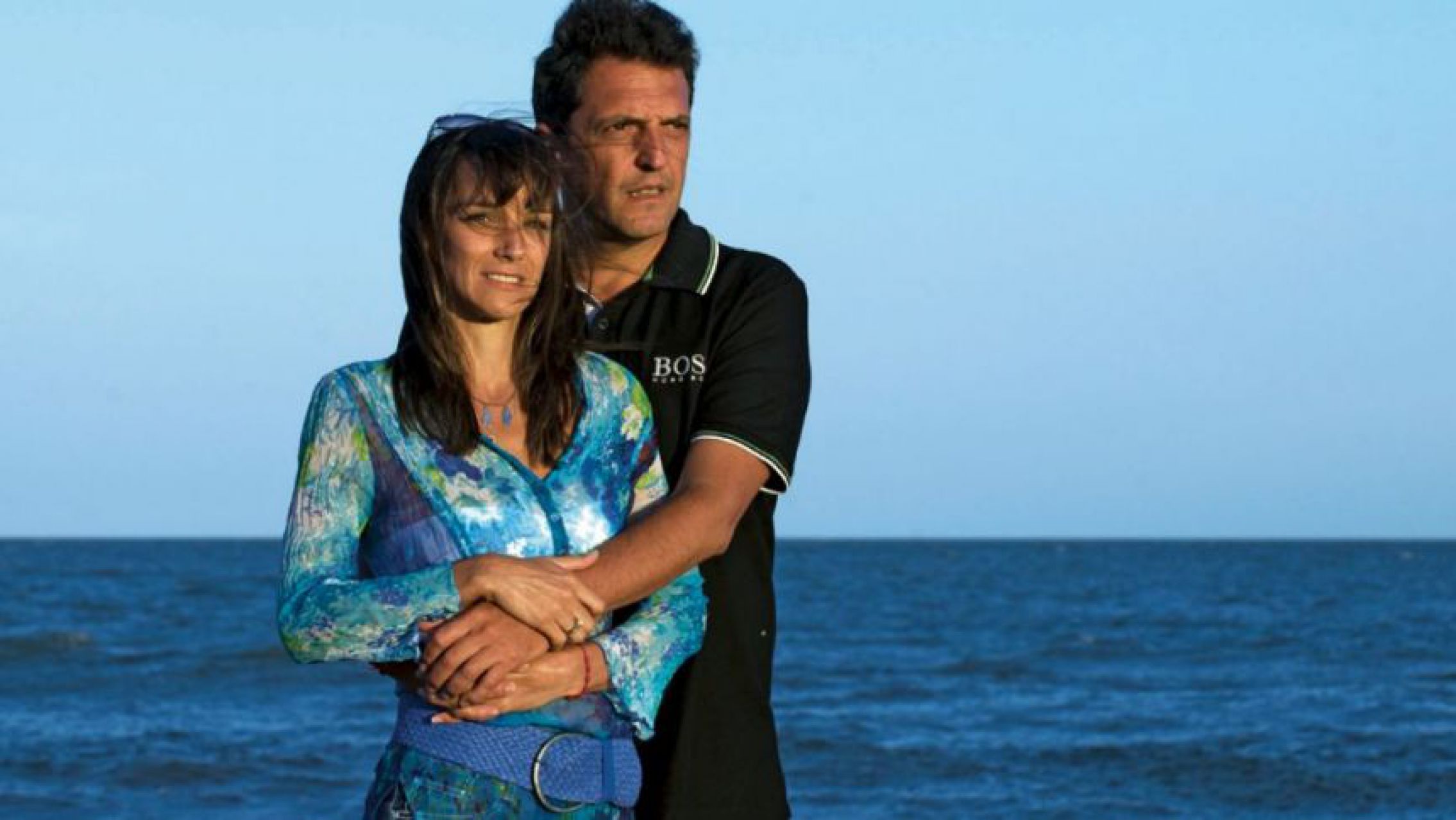 El impactante look patriótico que usó Malena Galmarini para la jura de su marido Sergio Massa