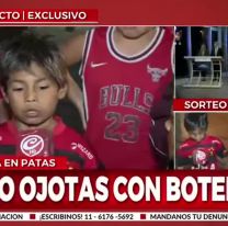 Desgarrador llanto de un nene que quiere "ser Maradona" para salir del hambre