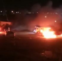Tras la derrota en Mendoza: incendiaron los autos de los jugadores de Aldosivi