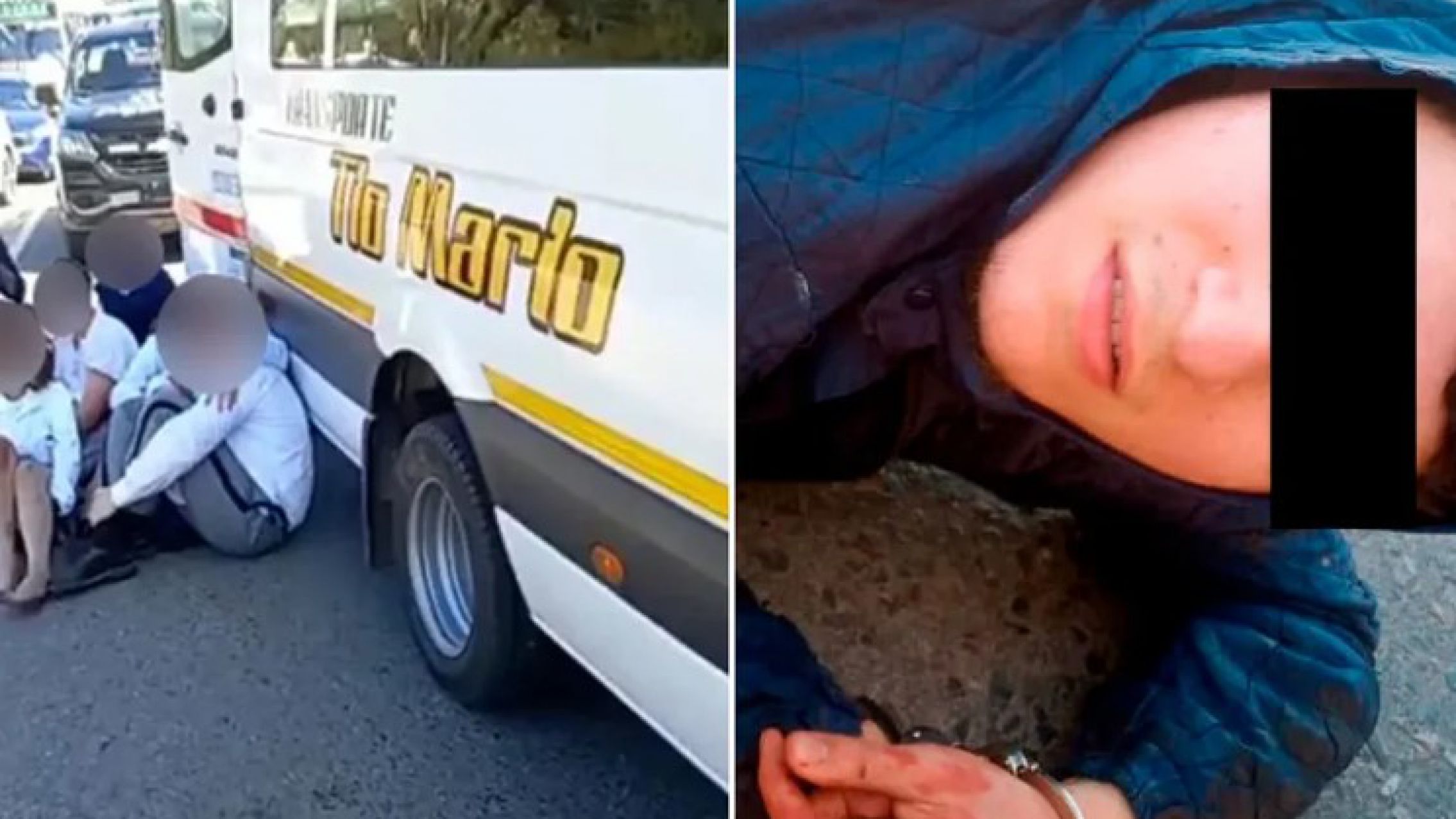 Atacó la combi de sus ex compañeros del Liceo Militar, mató al chofer e hirió a tres estudiantes