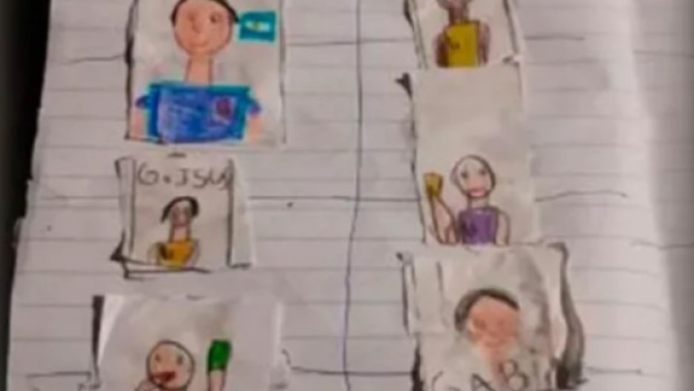 Sus papás no le podían comprar el álbum del Mundial y dibujó a los jugadores