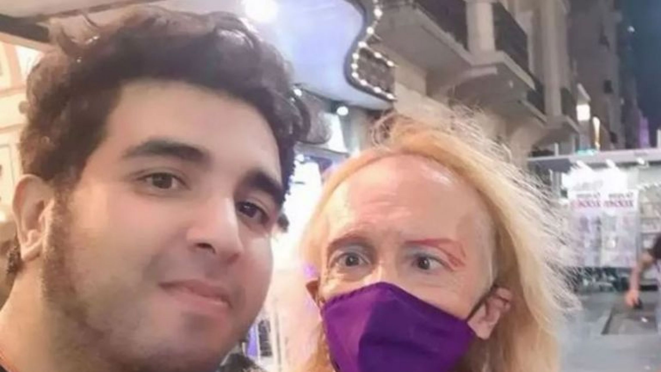 Una imagen viral del atacante fue con Zulma Lobato ¿Cómo se dio esa foto?