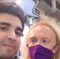 Una imagen viral del atacante fue con Zulma Lobato ¿Cómo se dio esa foto?