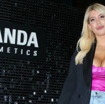 Wanda Nara abrió su primer local de maquillaje en Miami