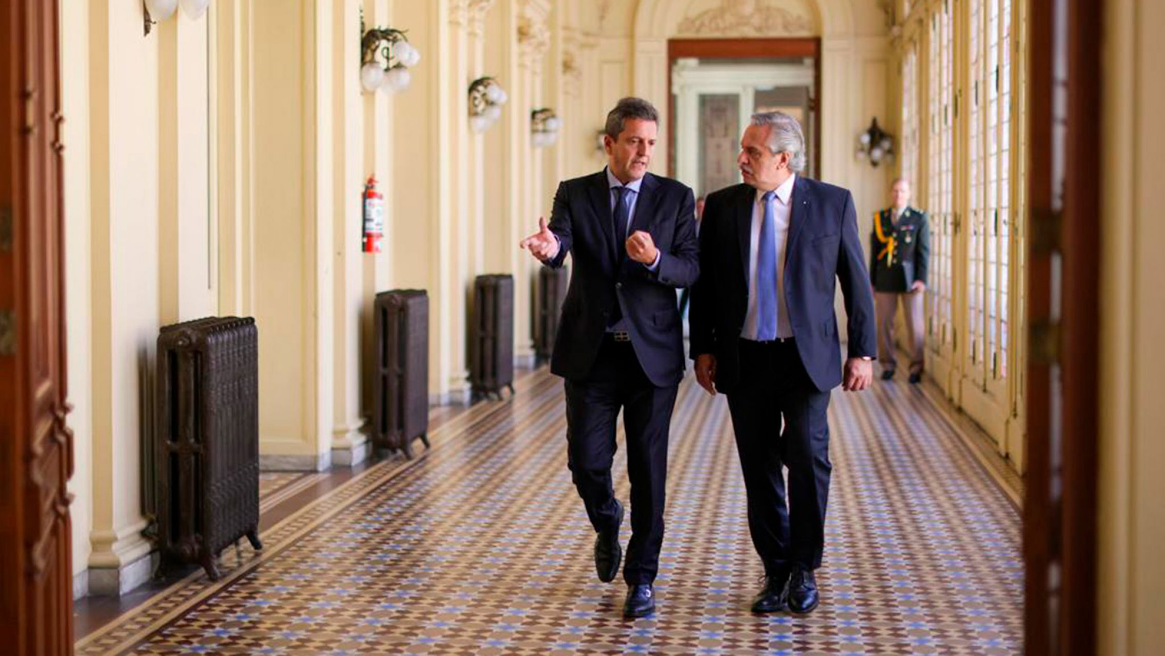 Alberto Fernández y Sergio Massa encabezan la última actividad oficial del Gobierno previo a las elecciones