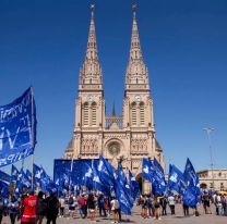 Alberto Fernández y referentes del Frente de Todos participan de la misa en Luján tras el ataque a Cristina Kirchner